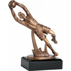 Odlievaná figurka futbal brankár