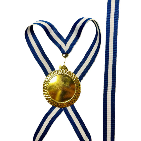 Stuha modro-bielo-modrá 22 mm