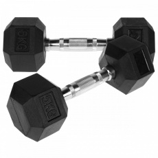 Jednoručná činka HEX 5 kg Jednoručná činka HEX 5 kg