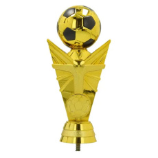 Plastová figurka fotbal zlatá 15,7 cm
