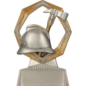 Odlévaná figurka hasiči