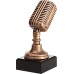 Odlievaná figurka mikrofón