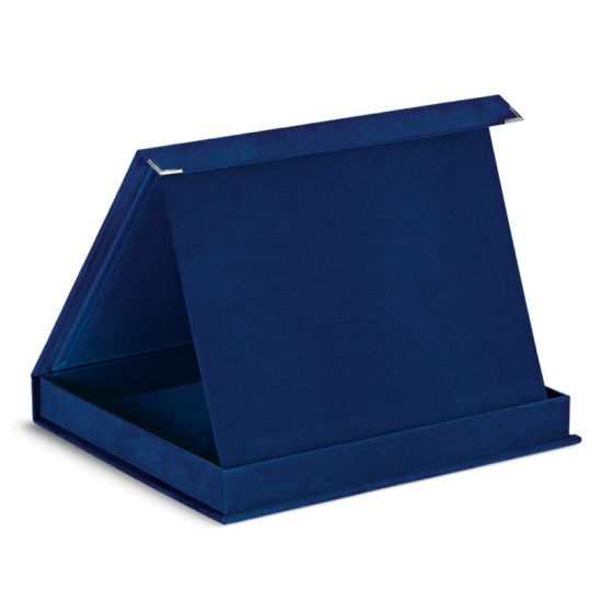 Sametová plaketa modrá