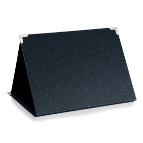 Sametová plaketa černá