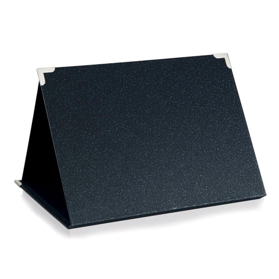 Sametová plaketa černá